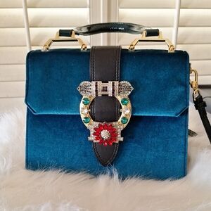 LA Festin Vintage Velvet Crossbady